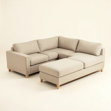 Amselmo 120.5 '' Wide Modular Corner Sectional (synthetic illustration; no displayed measurements)