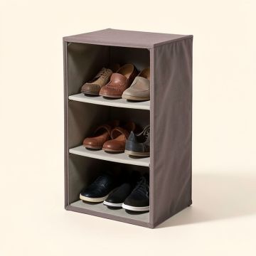 Closet Rack Shelf Organizer 27 Pair Shoe Storage Cabinet (synthetic illustration; no displayed measurements)