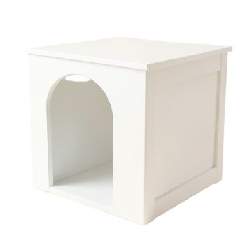 Laurel Edge Empty Furniture-Style Litter Enclosure - White