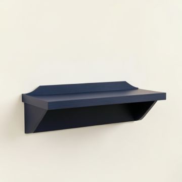 Elm Crossing Wall-Mounted Shelf - Navy (synthetic illustration; no displayed measurements)