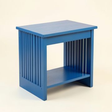 Holly Arc Small Writing Desk - Blue (synthetic illustration; no displayed measurements)