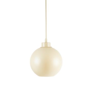 Lake Dale Pendant Light Suspended From One Plain Cable - Ivory