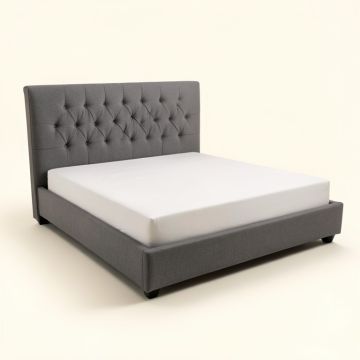 Crum Tufted Upholstered Low Profile Standard Bed (synthetic illustration; no displayed measurements)