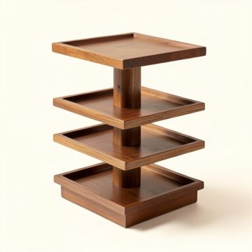 Basehor Rectangular Multi-Tiered Plant Stand (synthetic illustration; no displayed measurements)