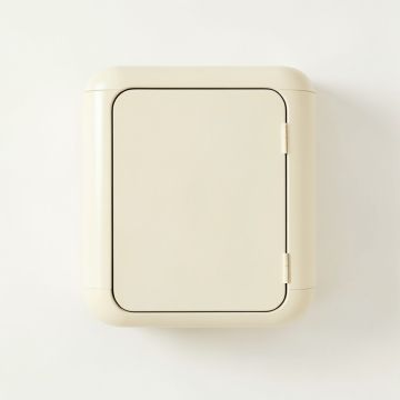 Cedar Brook Wall-Mounted Laundry Cabinet - Cream (synthetic illustration; no displayed measurements)