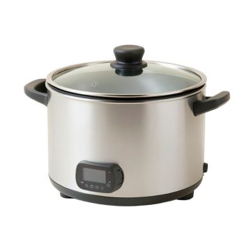 Elite Platinum 8.5 Qt . Stainless Steel Digital Programmable Slow Cooker