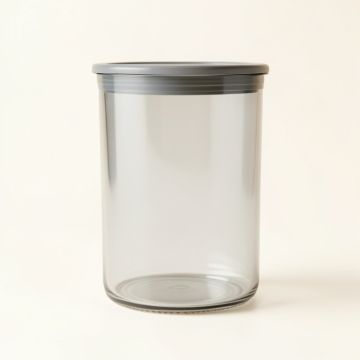 Sage Arc Storage Canister With Lid - Gray (synthetic illustration; no displayed measurements)
