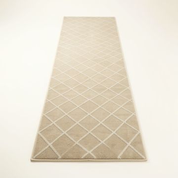 Heath Branch Narrow Runner Rug - Beige (synthetic illustration; no displayed measurements)