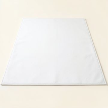 Willow Arc Rectangular Outdoor Rug - White (synthetic illustration; no displayed measurements)