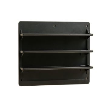 Shore Crossing Empty Wall-Mounted Tool Organizer Panel - Black