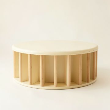 Birch Bridge Shoe Storage Bench - Cream (synthetic illustration; no displayed measurements)