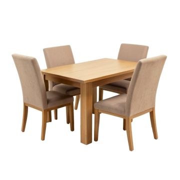 Isabell Extendable Solid Wood Dining Set