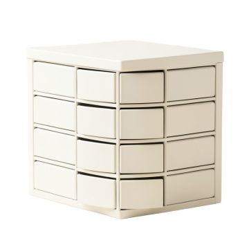 Harbor Branch Small-Parts Storage Drawer Cabinet - White