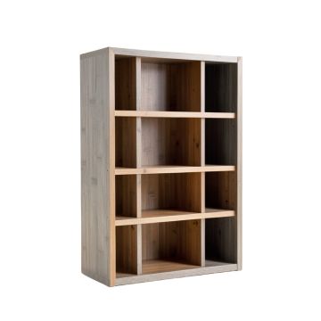 Pine Falls Freestanding Bookcase - Gray