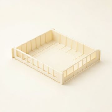 Laurel Falls Empty Under-Desk Cable Tray - Cream (synthetic illustration; no displayed measurements)