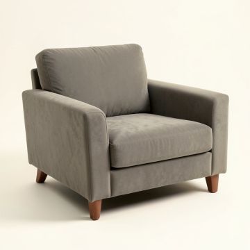 58 '' Square Arm Loveseat (synthetic illustration; no displayed measurements)