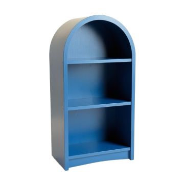 Pine Edge Freestanding Bookcase - Blue