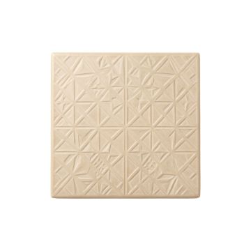 Alder Branch Uninstalled Square Decorative Tile - Beige