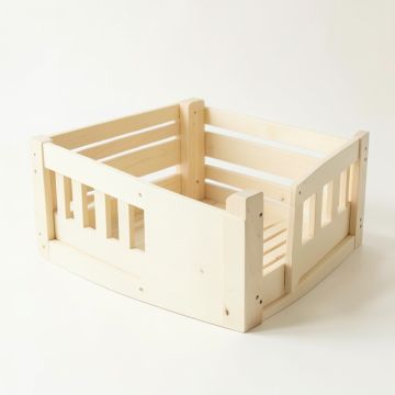 Stone Dell Empty Furniture-Style Pet Crate - Cream (synthetic illustration; no displayed measurements)