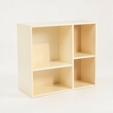 Shore Dell Desktop Shelving Unit - Cream (synthetic illustration; no displayed measurements)