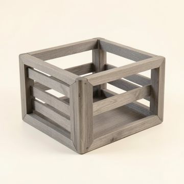Harbor Falls Empty Furniture-Style Pet Crate - Gray (synthetic illustration; no displayed measurements)