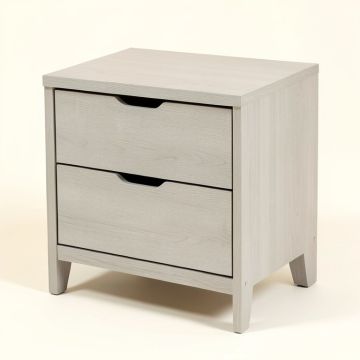 Luro 2 - Drawer Nightstand In Light Gray (synthetic illustration; no displayed measurements)