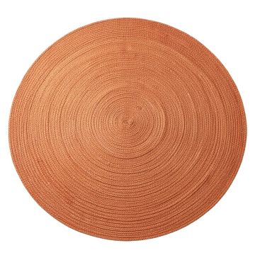 Harbor Bluff Round Area Rug - Terracotta
