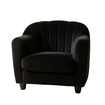 Juniper Bluff Upholstered Armchair - Black
