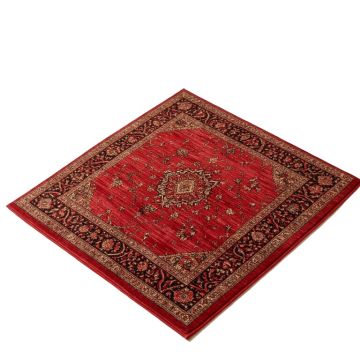 Jana Power Loom Red Rug