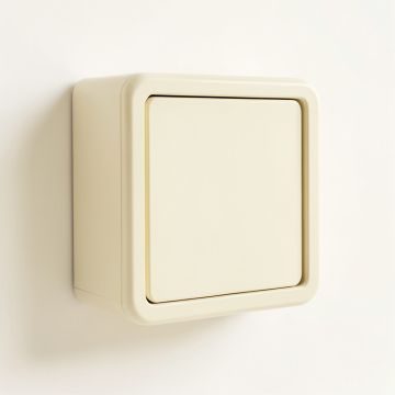 Flint Dale Wall-Mounted Entry Cabinet - Cream (synthetic illustration; no displayed measurements)