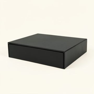 Olive Crest Desktop Monitor Riser - Black (synthetic illustration; no displayed measurements)