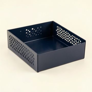 Dune Brook Empty Under-Desk Cable Tray - Navy (synthetic illustration; no displayed measurements)