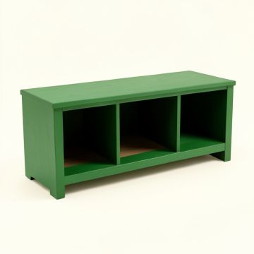 Harbor Dale Shoe Storage Bench - Green (synthetic illustration; no displayed measurements)