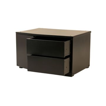 Willow Crest Small-Parts Storage Drawer Cabinet - Black