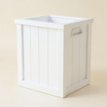 Brook Crest Closed Outdoor Storage Box - White (synthetic illustration; no displayed measurements)