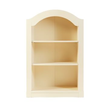 Lake Bend Freestanding Bookcase - Cream