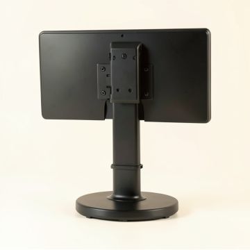 Dual Lcd Monitor Free Standing Height Adjustable 2 Screen Desk Mount (synthetic illustration; no displayed measurements)