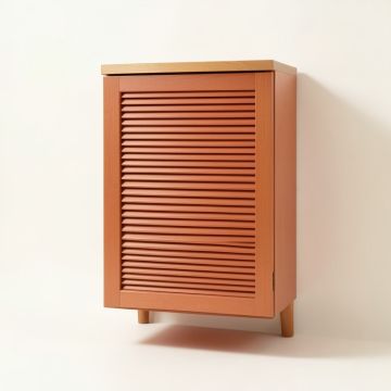 Bay Edge Wall-Mounted Laundry Cabinet - Terracotta (synthetic illustration; no displayed measurements)