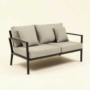 Cumminsville Patio Sofa With Cushions (synthetic illustration; no displayed measurements)