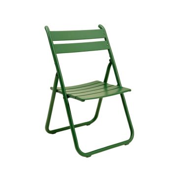 Laurel Crossing Folding Outdoor Chair - Green