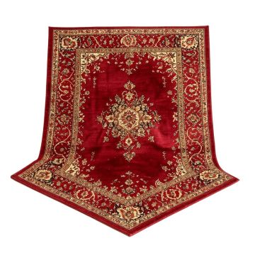 Shelie Oriental Red Area Rug