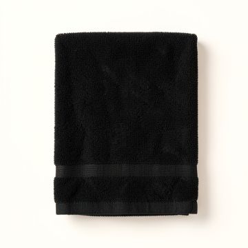 Glen Branch Bath Towel - Black (synthetic illustration; no displayed measurements)