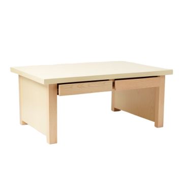Pine Bluff Empty Workshop Workbench - Cream