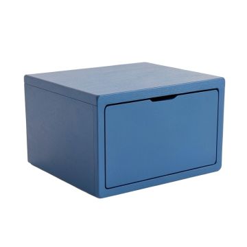 Pine Edge Under-Desk Drawer Unit - Blue