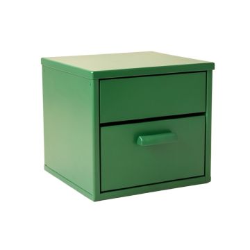 Bay Branch Small-Parts Storage Drawer Cabinet - Green