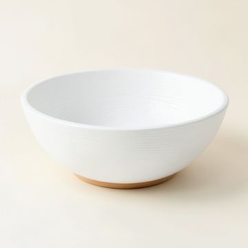 Harbor Brook Dining Bowl - White (synthetic illustration; no displayed measurements)
