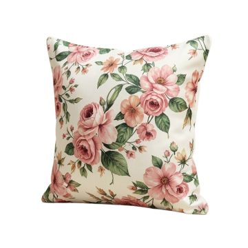 Ertem Indoor/Outdoor Floral Throw Pillow