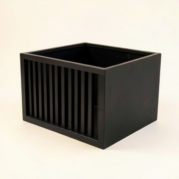Harbor Brook Empty Furniture-Style Litter Enclosure - Black (synthetic illustration; no displayed measurements)