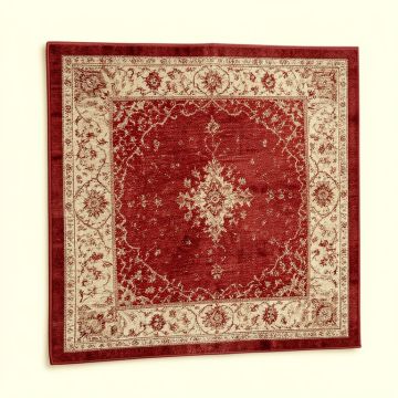 Leist Power Loom Red/Beige Rug (synthetic illustration; no displayed measurements)