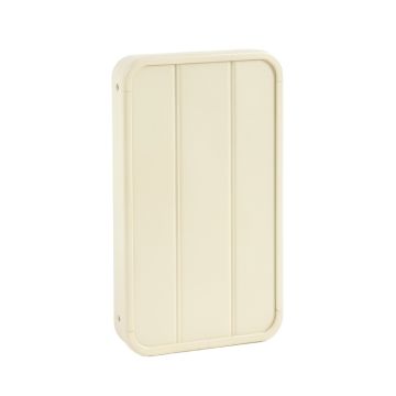 Harbor Bridge Narrow Outdoor Storage Bench - Cream